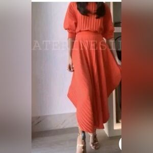 Zara skirt asymetric orange 0264 017